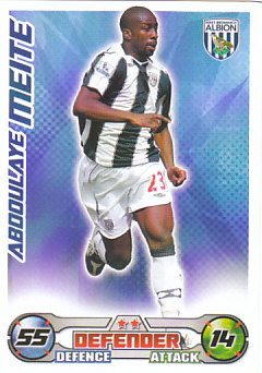 Abdoulaye Meite West Bromwich Albion 2008/09 Topps Match Attax #311